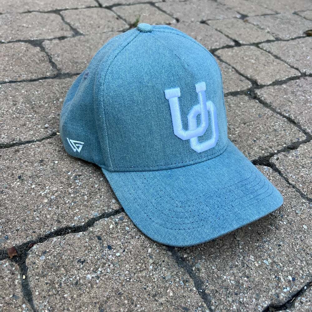Woodn Grail Oregon Ducks UO Light Blue Denim Snapback Hat